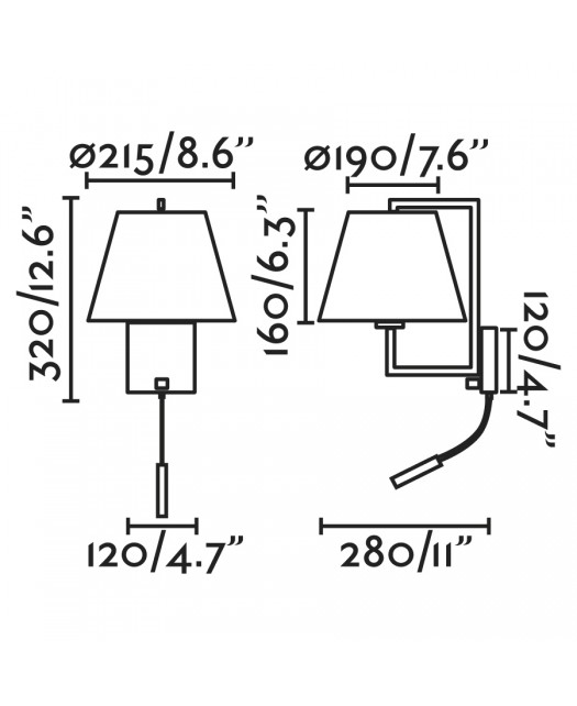 Applique murale FREMA, luminaire design dispo sur Lumi-Création